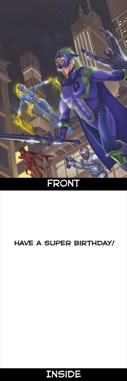 Super-Hero Birthday Card