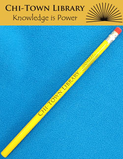 Rifts Pencil: Chi-Town Library  Knowledge is Power