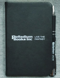 Palladium Books Live the Fantasy Black Notebook & Pen Set