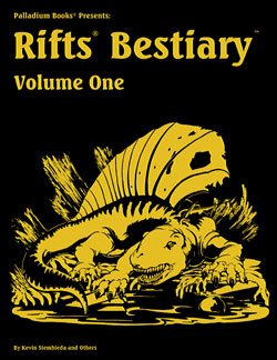 Rifts Bestiary Volume One - Gold Edition Hardcover